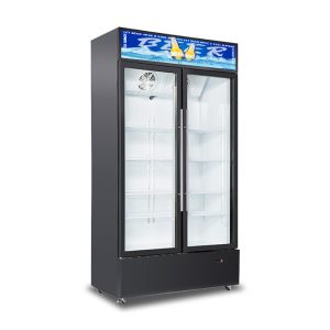 Xinmeng Commercial Upright Glass Beverage Display Refrigerator 1950mm