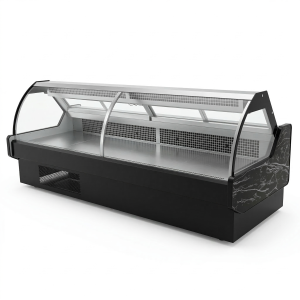 Xmen Commercial Ventilated Deli Display Case 2000mm Black